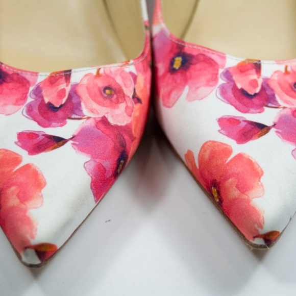 ✅Ivanka Trump Boni Fuchsia Floral High Heels - Picture 5 of 11